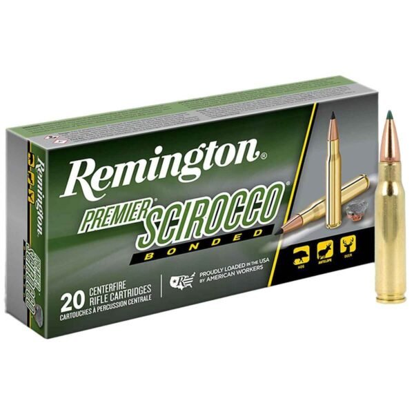 Remington Primer Scirocco 308 Winchester 165gr Swift Scirocco Bonded Rifle Ammo - 20 Rounds