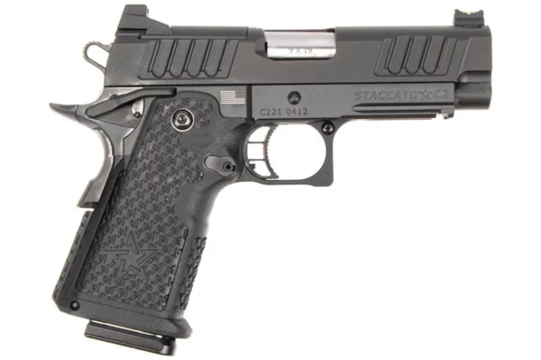 Staccato C2 9mm Optic Ready 2011 Pistol with 3.9 Inch Bull Barrel and DLC Finish