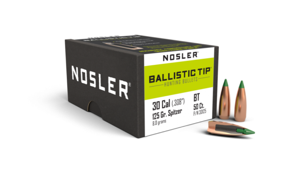 30 CALIBER 125GR BALLISTIC TIP HUNTING (50CT)