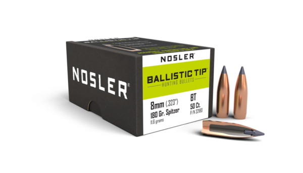 8MM 180GR BALLISTIC TIP HUNTING (50CT)
