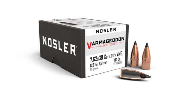 7.62X39 CALIBER 123GR FB TIPPED VARMAGEDDON (100CT)
