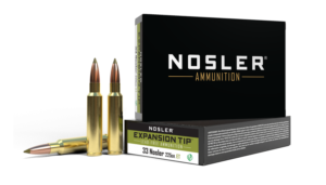 33 NOSLER 225GR EXPANSION TIP AMMUNITION
