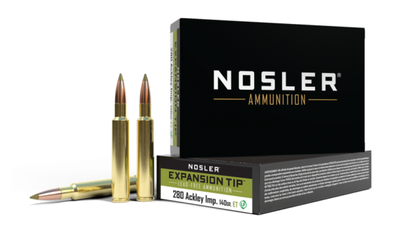 280 ACKLEY IMPROVED 140GR EXPANSION TIP AMMUNITION