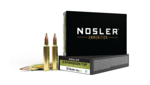 30 NOSLER 180GR EXPANSION TIP AMMUNITION
