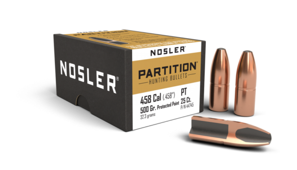 458 CALIBER 500GR PPT PARTITION (25CT)