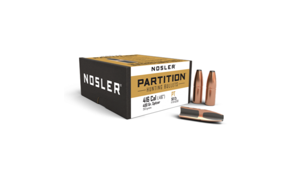 416 CALIBER 400GR PARTITION (50CT)