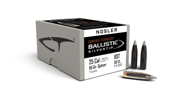 25 CALIBER 115GR BALLISTIC SILVERTIP (50CT)