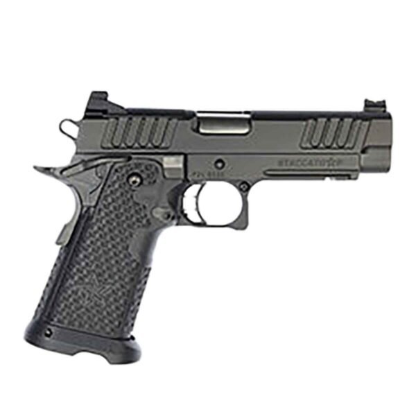 50 Staccato P Optic Ready 9mm Luger 4.4in Billet Aluminum Stainless Pistol - 20+1 Rounds