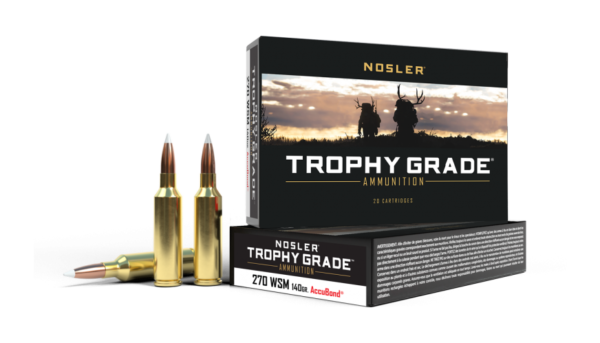 270 WSM 140GR ACCUBOND TROPHY GRADE AMMUNITION