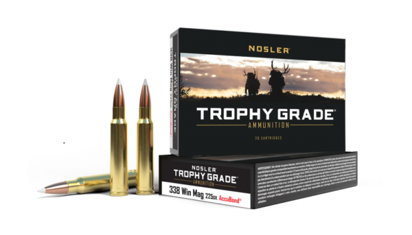 338 WIN MAG 225GR ACCUBOND TROPHY GRADE AMMUNITION