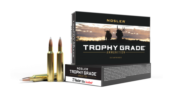27 NOSLER 150GR ACCUBOND TROPHY GRADE AMMUNITION