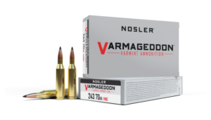243 WINCHESTER 70GR FB TIPPED VARMAGEDDON AMMUNITION