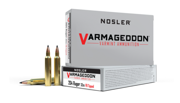 204 RUGER 32GR FLAT BASE TIPPED VARMAGEDDON AMMUNITION