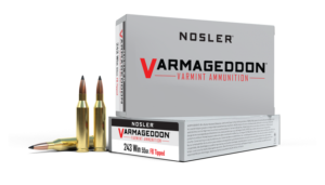 243 WINCHESTER 55GR FB TIPPED VARMAGEDDON AMMUNITION