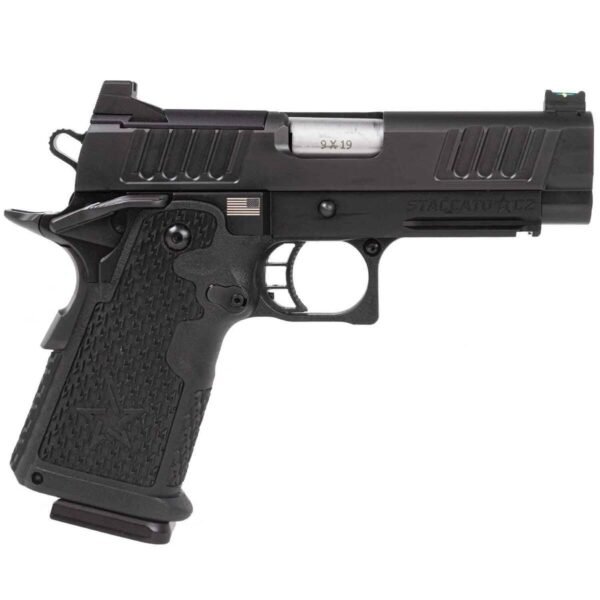 Staccato C2 9mm Luger 3.9in Black Pistol - 16+1 Rounds