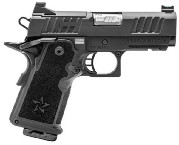 Staccato 2011 CS 9mm Optic Ready Semi-Auto Pistol with Curved Trigger, Carry Sights