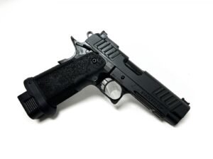 Staccato P 9mm Optic Ready 2011 Pistol with 4.4 Inch DLC Bull Barrel and Black DLC Finish