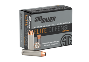 SIG SAUER 357MAG, 125GR, Elite V-Crown, JHP