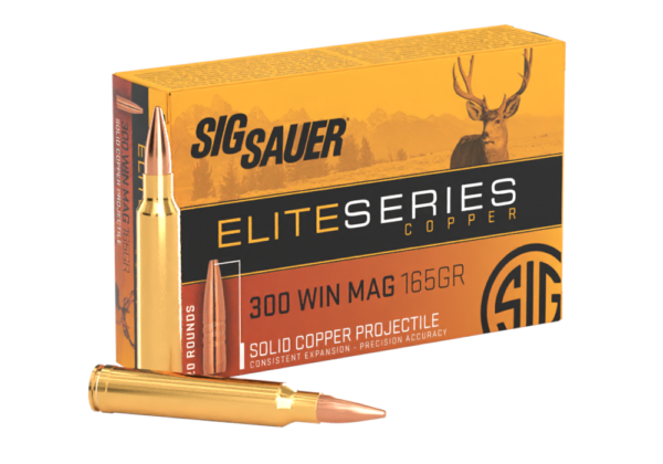 SIG SAUER 300 WIN MAG, 165GR, ELITE COPPER HUNTING