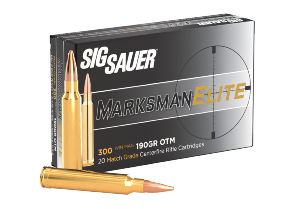 SIG SAUER 300 WIN MAG, 190GR, ELITE MATCH GRADE, OTM, BOX/20