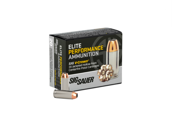 SIG SAUER 10MM, 200GR, Elite V-Crown, JHP