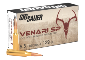 SIG SAUER 6.5 Creedmoor, 129GR, VENARI Soft Point Hunting