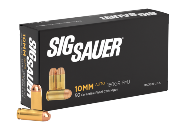 SIG SAUER 10MM, 180GR, Elite Ball, FMJ