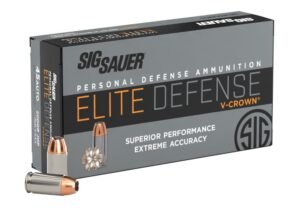 SIG SAUER 45AUTO, 200GR, ELITE V-CROWN, JHP