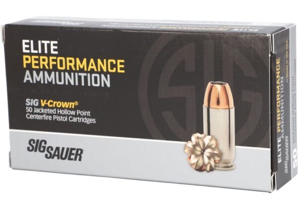 SIG SAUER 40S&W, 180GR, ELITE V-CROWN, JHP