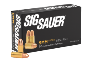 SIG SAUER 9MM, 115GR, Elite Ball, FMJ