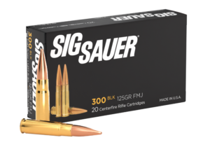 SIG SAUER 300BLK, 125GR, ELITE BALL, FMJ