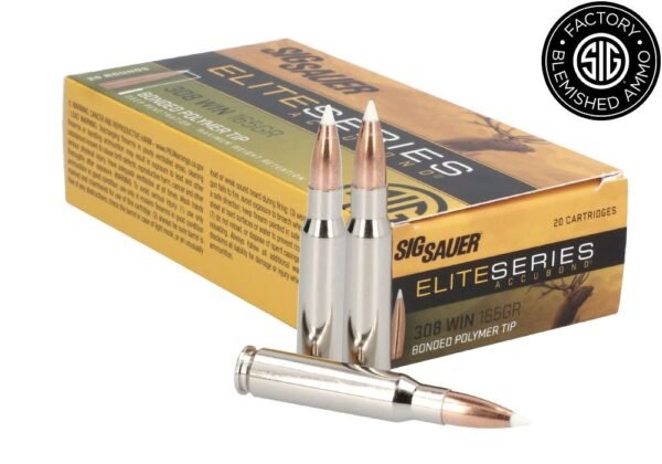 SIG SAUER 308 Win, 165GR, ELITE SERIES Accubond 20/Box - Blemished