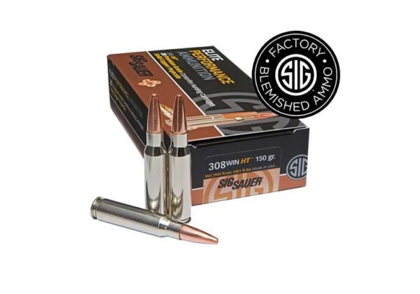 SIG SAUER 308 WIN, 150gr, Elite Series Hunter 20RD BOX - Blemished