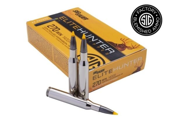 SIG SAUER 270 Win, 140GR, Elite Hunter Tipped - Blemished