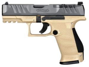 Walther PDP 9mm Full Size 5" Pistol, Black/Tan