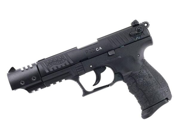 Walther CA P22 Target .22LR 5" 10rd Pistol, Black