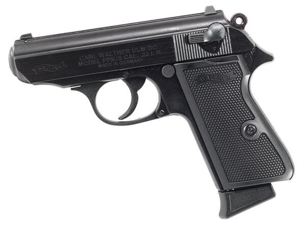 Walther PPK/S .22LR 3.35" 10rd Pistol, Black TB