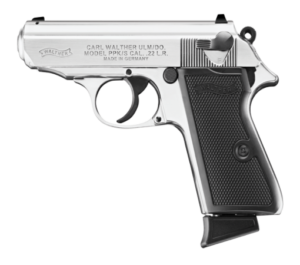 Walther PPK/S .22LR 3.35" 10rd Pistol, Nickel TB