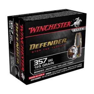 Winchester Defender 357 SIG 125gr BJHP Handgun Ammo - 20 Rounds