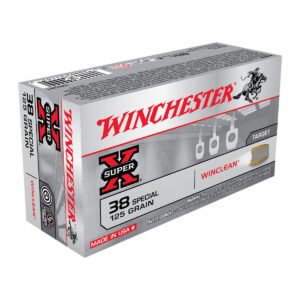 Winchester Super X 38 Special 125gr WC Handgun Ammo - 50 Rounds