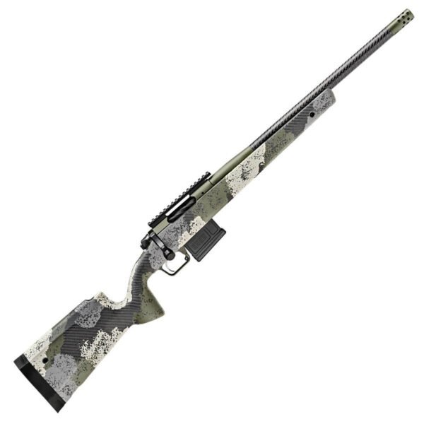 Springfield Armory Model 2020 Waypoint 6mm Creedmoor Carbon Fiber/Evergreen Camo Bolt Action Rifle - 20in