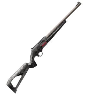 Winchester Wildcat 22 Long Rifle Matte Black/Forged Carbon Gray Perma-Cote Semi Automatic Rifle - 18in