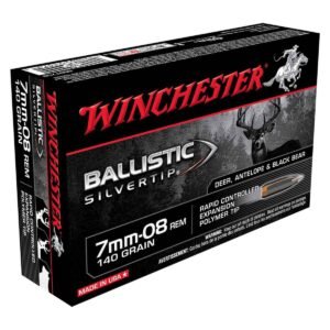 Winchester Ballistic Silvertip 7mm-08 Remington 140gr Ballistic Silvertip Rifle Ammo - 20 Rounds