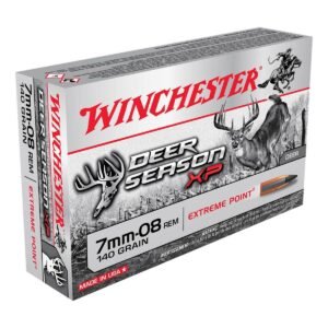 Winchester Deer Season XP 7mm-08 Remington 140gr XP Rifle Ammo - 20 Rounds