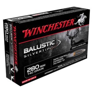 Winchester Ballistic Silvertip 280 Remington 140gr Ballistic Silvertip Rifle Ammo - 20 Rounds