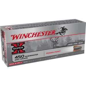 Winchester Super-X 450 Bushmaster 260gr Power-Point Rifle Ammo - 20 Rounds