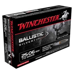 Winchester Ballistic Silvertip 25-06 Remington 115gr Ballistic Silvertip Rifle Ammo - 20 Rounds