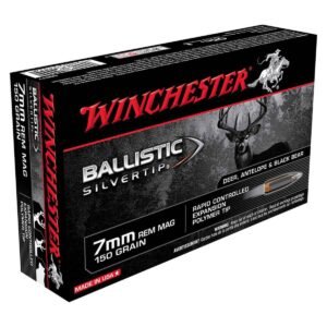 Winchester Ballistic Silvertip 7mm Remington Magnum 150gr Ballistic Silvertip Rifle Ammo - 20 Rounds