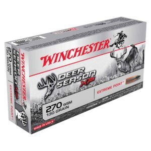 Winchester Deer Season XP 270 WSM (Winchester Short Mag) 130gr XP Rifle Ammo - 20 Rounds