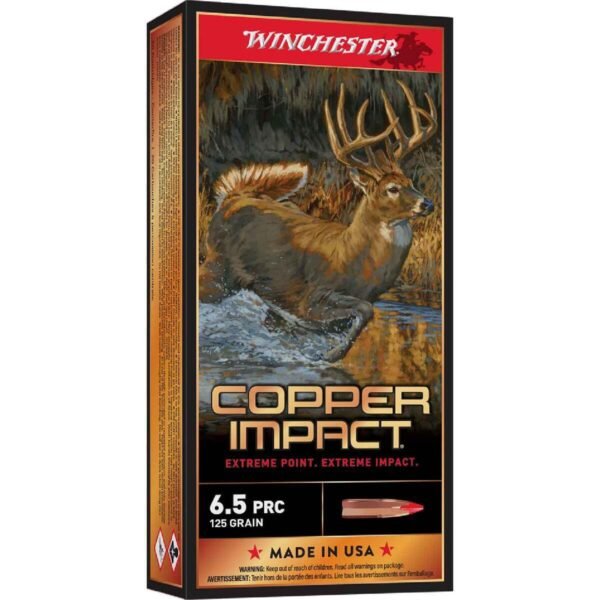 Winchester Copper Impact 6.5 PRC 125gr Extreme Point Rifle Ammo - 20 Rounds